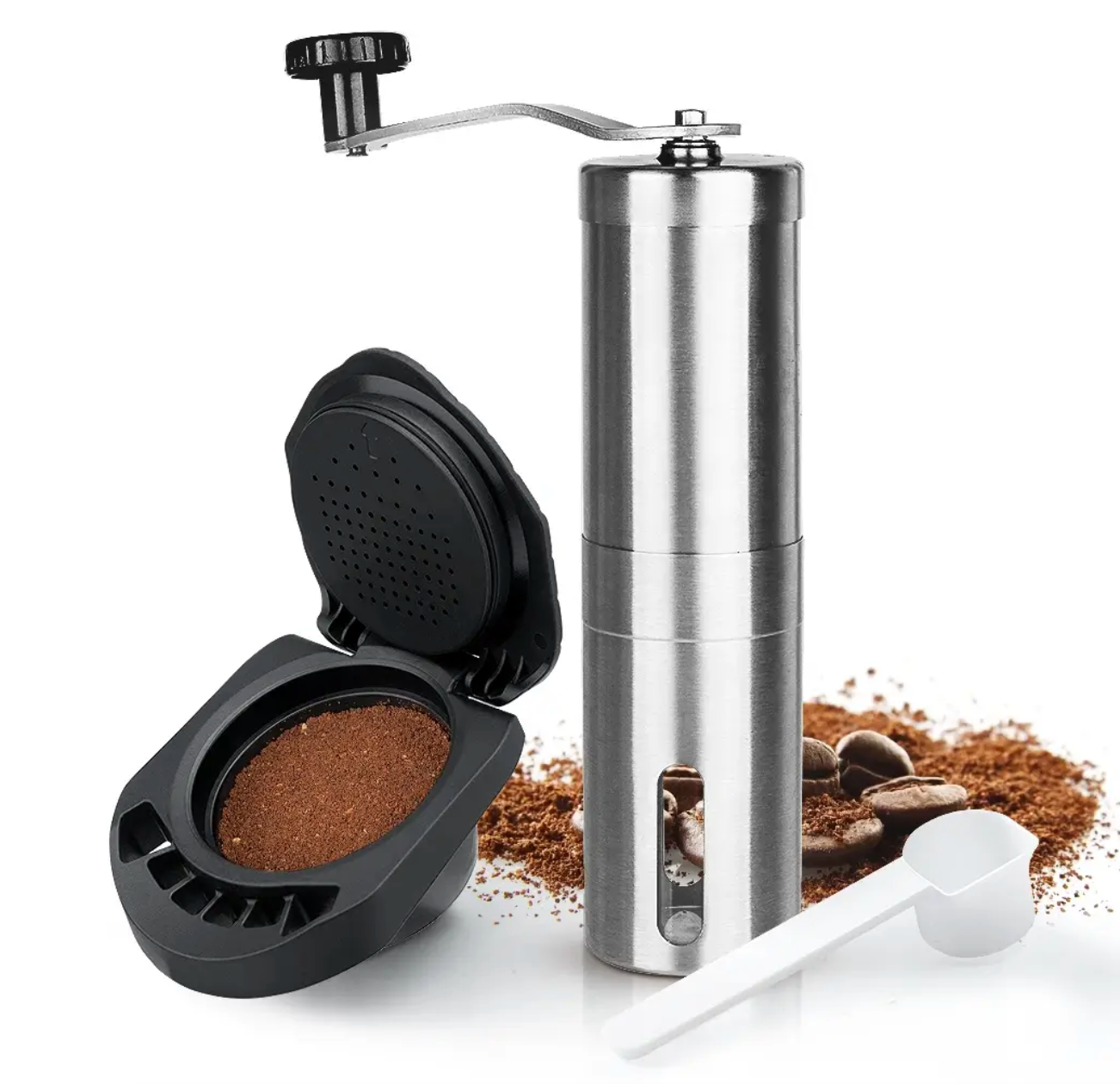 Zero Pod with Manual Coffee Grinder Bundle